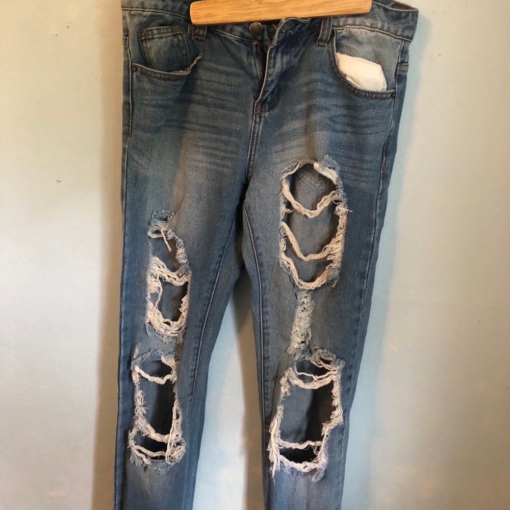 Forever 21 ripped jeans